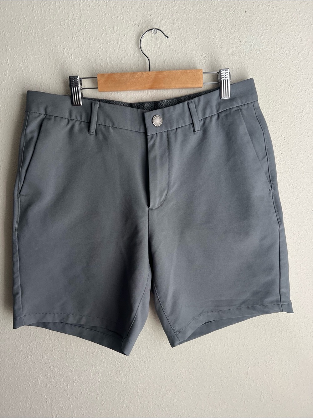 Bonobos Gray Flat-Front Performance Shorts